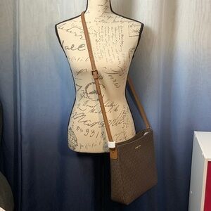 NEW MK Jet Set Travel Large Brown Crossbody Bag